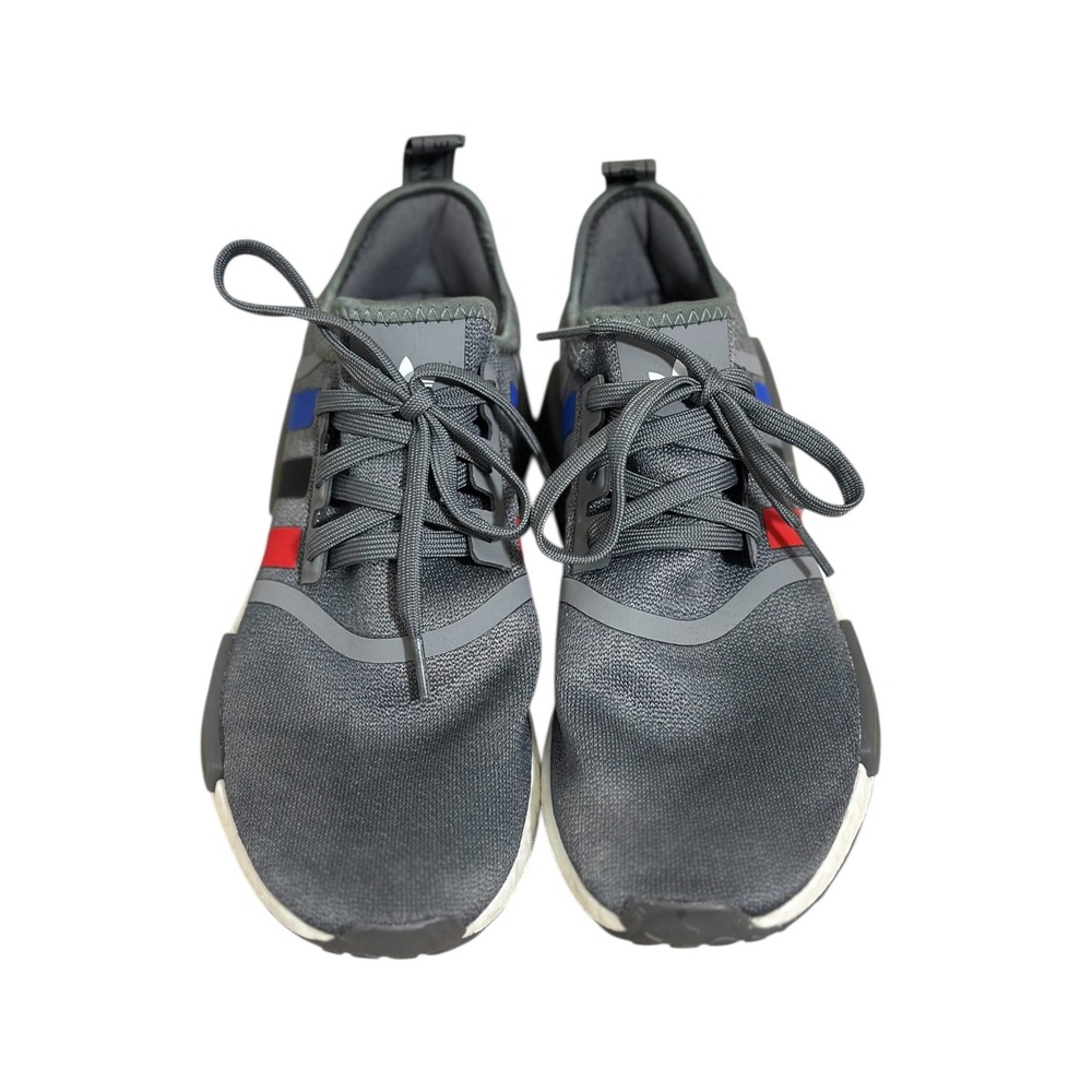 Adidas NMD_R1 'Grey Scarlet Blue' Sneakers‎ FZ5708 Men's Size 10